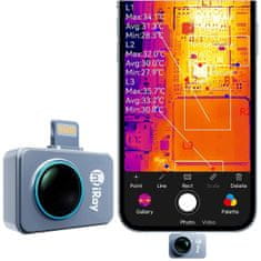 InfiRay P2 Pro termokamera a termovize na mobil, iOS