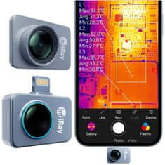 InfiRay P2 Pro termokamera a termovize na mobil s makro čočkou, iOS