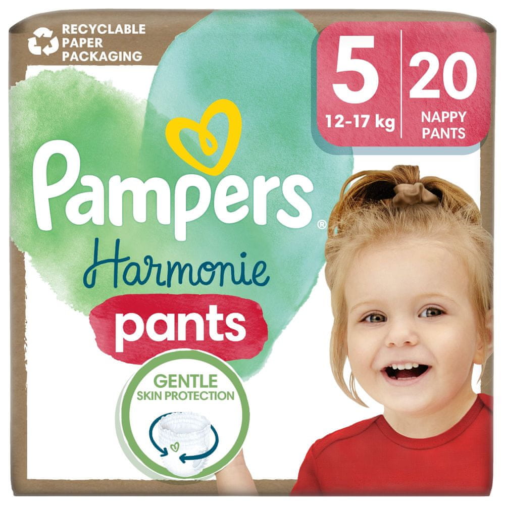 Levně Pampers Harmonie Baby pants vel. 5, 20 ks, 12kg-17kg