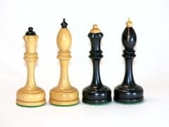 Dřevěné–šachy Česká klubovka Retro Exclusive s dřevěnou šachovnicí