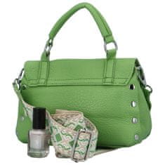 MaxFly Módní dámská koženková kabelka Calíope, zelená