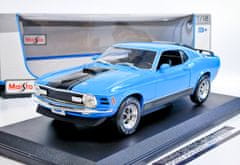 Maisto Ford Mustang Mach 1 (1970) - Modrá/Černá MAISTO 1:18