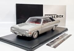 WHITEBOX Opel Diplomat A V8 Coupe (1965) - Stříbrná/Černá - WhiteBox 1:24