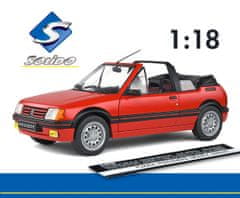 Solido Peugeot 205 CTI (1986) Red - SOLIDO 1:18