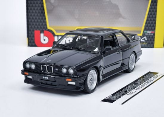 BBurago BMW M3 (E30) black Bburago 1:24