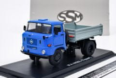 SSM IFA W50L Sklápěč Modrá/Šedá SSM 1:43
