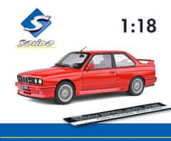 Solido BMW E30 M3 1986 - Červená SOLIDO 1:18