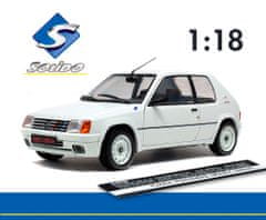 Solido Peugeot 205 Mk.1 1.3L Rallye (1988) White - SOLIDO 1:18