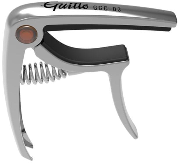 Guitto GGC-03 Metal Capo, stříbrný