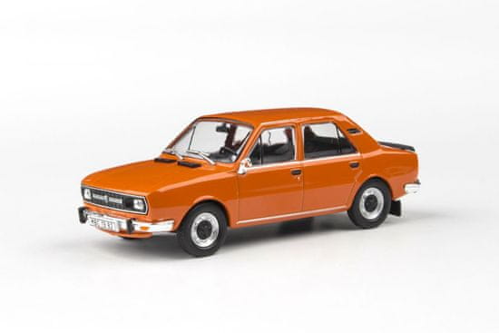 Abrex Škoda 120 L (1982) - Oranžová Brilantní ABREX 1:43
