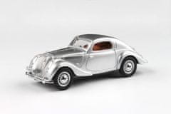Abrex Škoda Popular Sport Monte Carlo (1937) - Stříbrná Metalíza ABREX 1:43