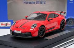 Maisto Porsche 911 GT3 (992) 2022 - Červená Maisto 1:18