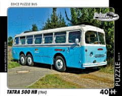 RETRO-AUTA© Puzzle BUS 09 - TATRA 500 HB (1964) 40 dílků