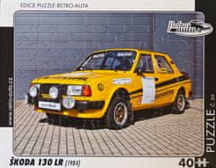 RETRO-AUTA© Puzzle č. 59 - ŠKODA 130 LR (1984) 40 dílků
