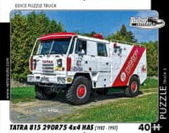 RETRO-AUTA© Puzzle TRUCK 03 - Tatra 815 290R75 4x4 HAS (1982 - 1997) 40 dílků