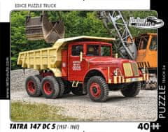 RETRO-AUTA© Puzzle TRUCK 24 - Tatra 147 DC 5 (1957 - 1961) 40 dílků