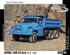 RETRO-AUTA© Puzzle TRUCK 31 - Tatra 148 S3 6x6 (1969 - 1982) - 40 dílků