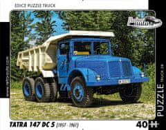 RETRO-AUTA© Puzzle TRUCK 38 - Tatra 147 DC 5 (1957 - 1961) - 40 dílků