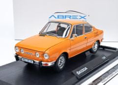 Abrex Škoda 110 R Coupé (1980) Oranžová ABREX 1:18