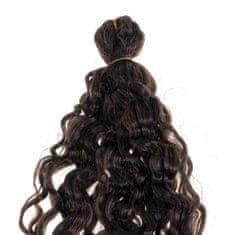 KIK KX5081 Syntetické vlasy na zaplétání afro copánků 60cm hnědé