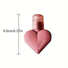 Hydratační Lip gloss, Matný Lesk na rty ve tvaru srdce (2ml) | LUKISS