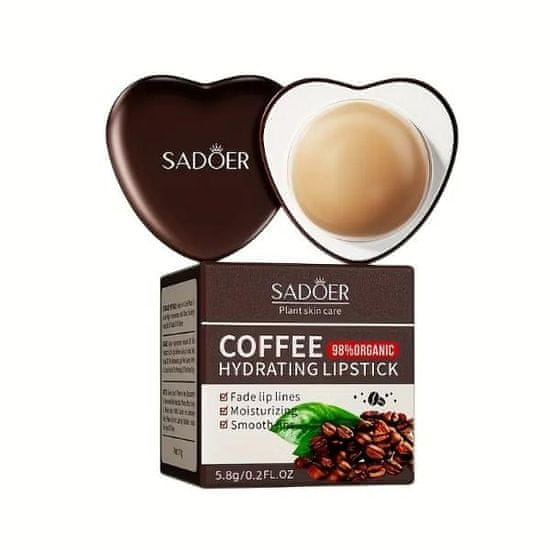 Bodybite Kávový Balzám na rty, Balzám na rty s Kávovým olejem pro všestrannou péči o rty (5,8 g) | KISSKARE