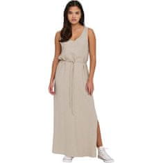 Jacqueline de Yong Dámské šaty JDYSAY Regular Fit 15317392 Oatmeal (Velikost M)