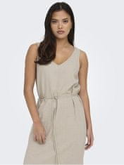 Jacqueline de Yong Dámské šaty JDYSAY Regular Fit 15317392 Oatmeal (Velikost M)