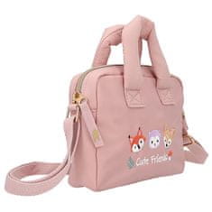 Princess Mimi Mini kabelka , Růžová, lesní zvířátka