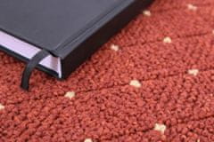 AKCE: 180x180 cm Metrážový koberec Udinese terra - neúčtujeme odřezky z role! (Rozměr metrážního produktu S obšitím)