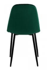 TZB Čalouněná designová židle ForChair III zelená