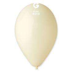 Gemar latexové balónky - ivory - slonová kost - 100 ks - 26 cm