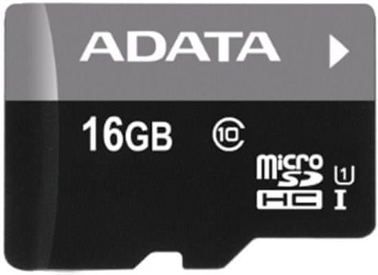 Adata Paměťová karta ADATA Micro SDHC 16GB UHS-I U1+adaptér