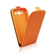 FORCELL Pouzdro Forcell Slim Flip flexi Samsung Galaxy S6 G920 oranžové