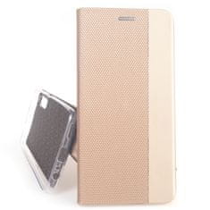 Telone Pouzdro Sensitive Book pro Huawei P Smart Pro Zlaté