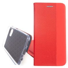 Telone Pouzdro Sensitive Book pro Huawei P40 Lite Červené