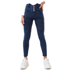 Dstreet Dámské džínové kalhoty GINAS modré uy1967 S-M