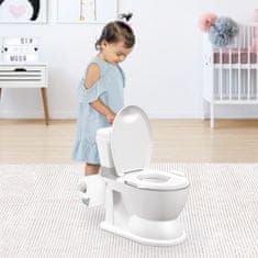 Dětská toaleta XL 2v1 šedá