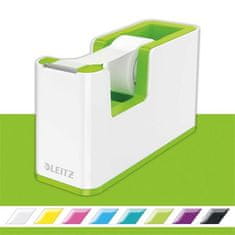 Leitz Odvíječ lepicí pásky "Wow", bílá-zelená, s páskou, 53641054