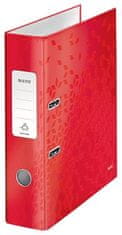 Leitz Pákový pořadač "180 Wow", červená, 80 mm, A4, PP/karton, 10050026
