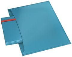 Leitz Desky na dokumenty "Cosy", matně modrá, A4, PP, s drukem, 2 kapsy, 47090061