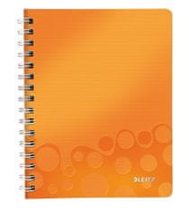 Leitz Blok na psaní "Wow", metalická oranžová, A5, čtverečkovaný, 46410044