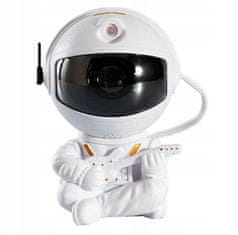 TopKing Hvězdný projektor Astronaut s bílou kytarou s dálkovým ovládáním