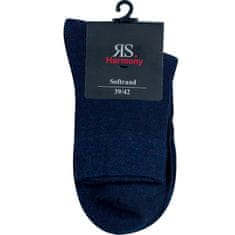 RS pánské bavlněné jednobarevné zkrácené ponožky 32030 3pack, 39-42