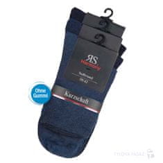 RS pánské bavlněné jednobarevné zkrácené ponožky 32030 3pack, 39-42