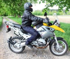 Cappa Racing Bunda moto pánská SEPANG kůže/textil černá 3XL