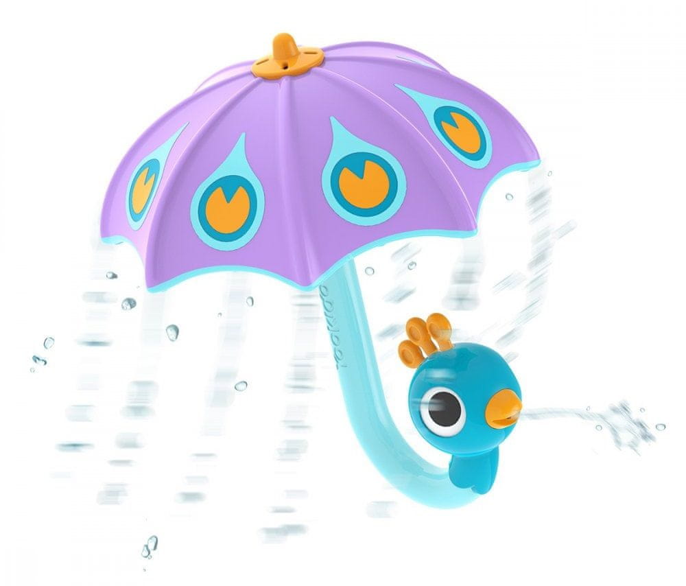 Levně Yookidoo Paví deštník - fialový