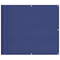 Vidaxl Balkonová zástěna modrá 90 x 700 cm 100% polyester oxford