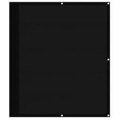 Vidaxl Balkonová zástěna černá 120 x 800 cm 100% polyester oxford