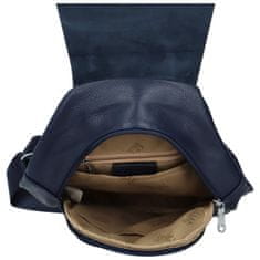 Coveri WORLD Stylový dámský koženkový batůžek Dakotas, modrý